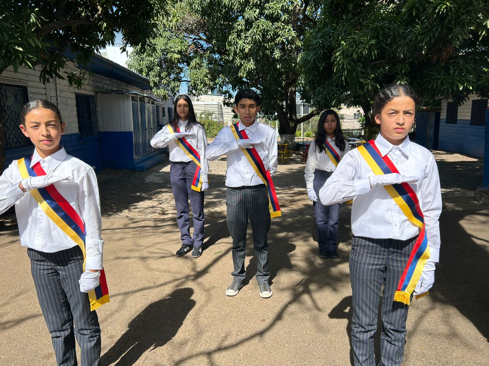 Celebracion del dia de la bandera